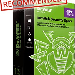 Dr.Web Security Space without technical support 13% OFF