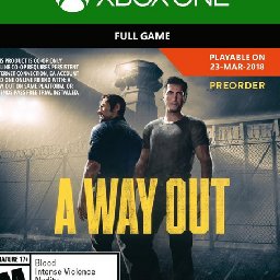 A Way Out Xbox One 60% OFF