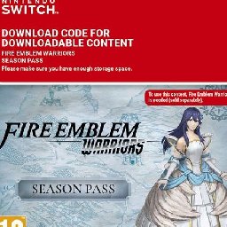 Fire Emblem Warriors Season Pass Switch 10% OFF