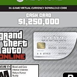 GTA V Great White Shark Cash Card 10% OFF