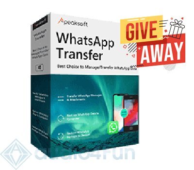 Apeaksoft WhatsApp Transfer Giveaway Free Download