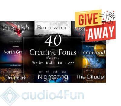 Eldamar Studio: 40 Creative Fonts Giveaway