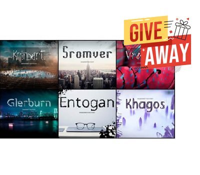 Eldamar Studio Giveaway: 10 Display Fonts Giveaway