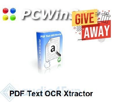 PDF Text OCR Xtractor Giveaway Free Download