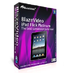 BlazeVideo iPad Flick Platinum 45% OFF