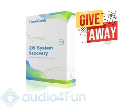 FoneGeek iOS System Recovery Giveaway Free Download
