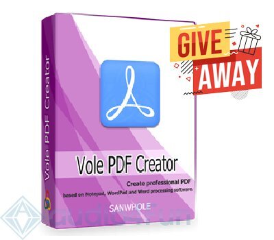 Vole PDF Creator Ultimate Giveaway Free Download