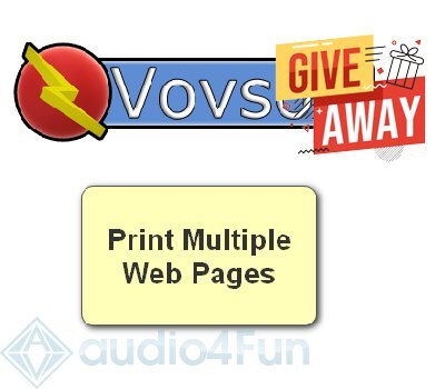 Vovsoft Print Multiple Web Pages Giveaway Free Download